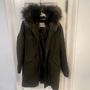 Green Fur Parka